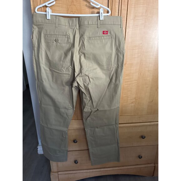 Dickies Womens Khaki Work Pants 28” Inseam - Picture 4 of 5